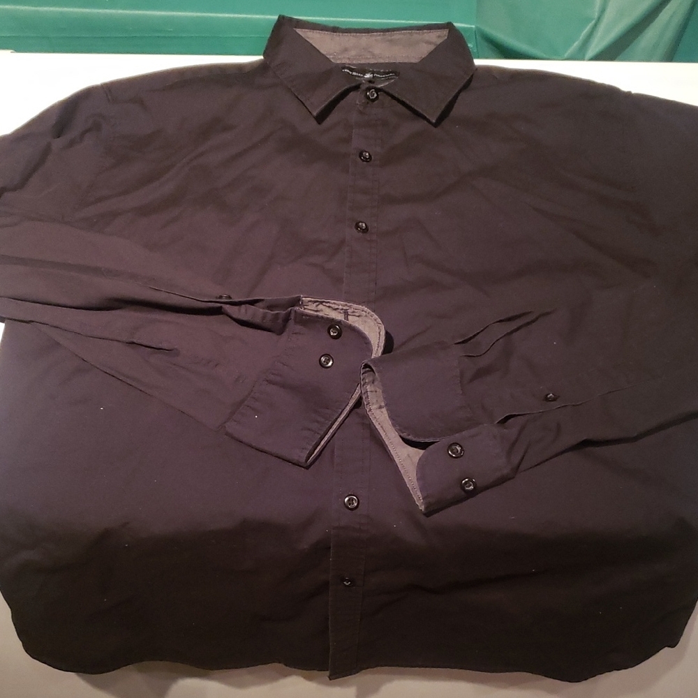 Beverly Hills Polo Club Black Dress Shirt